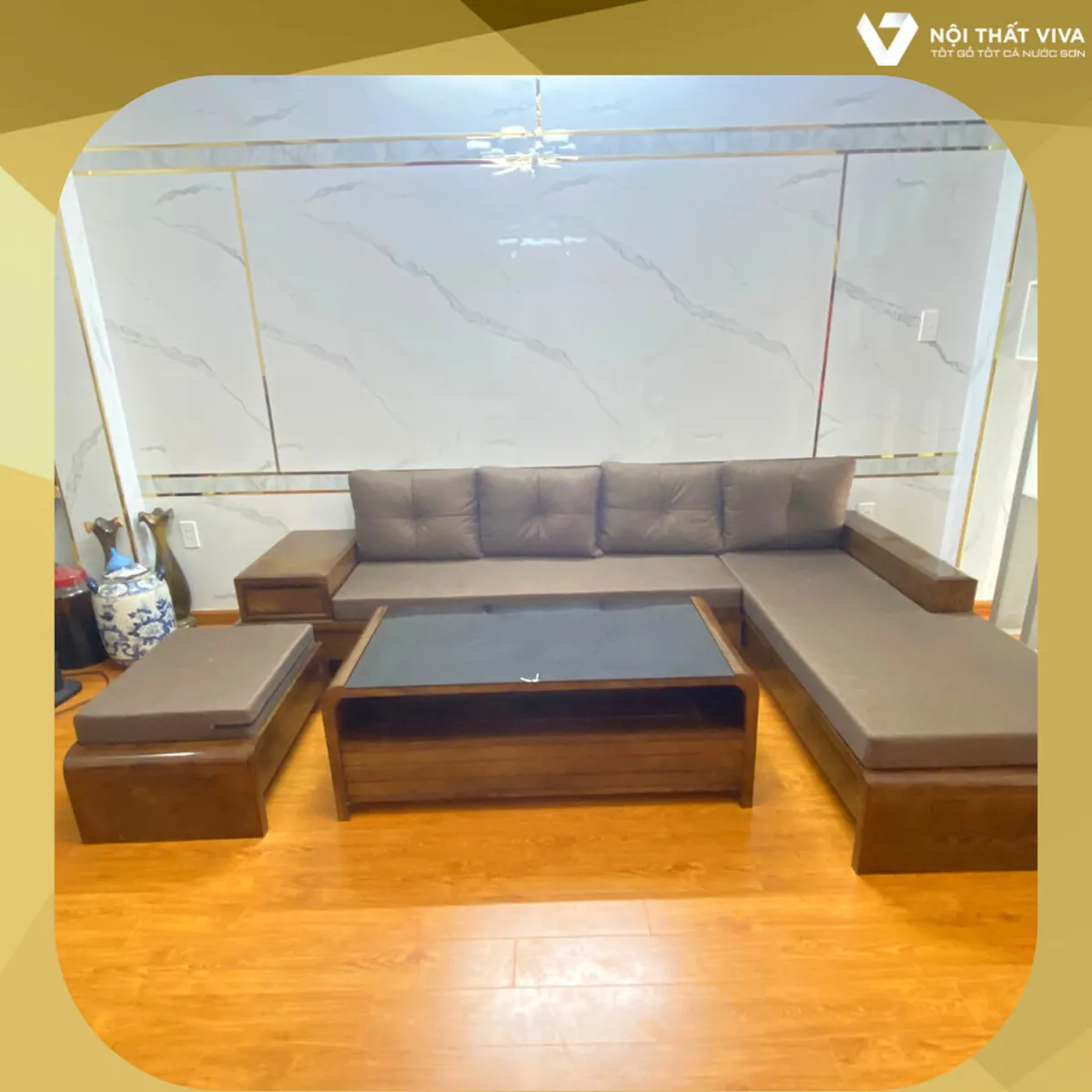 Bàn ghế gỗ sồi Nga phòng khách chất lượng cao cấp, tinh tế trong kiểu dáng Bàn ghế gỗ sồi Nga phòng khách chất lượng cao cấp, tinh tế trong kiểu dáng