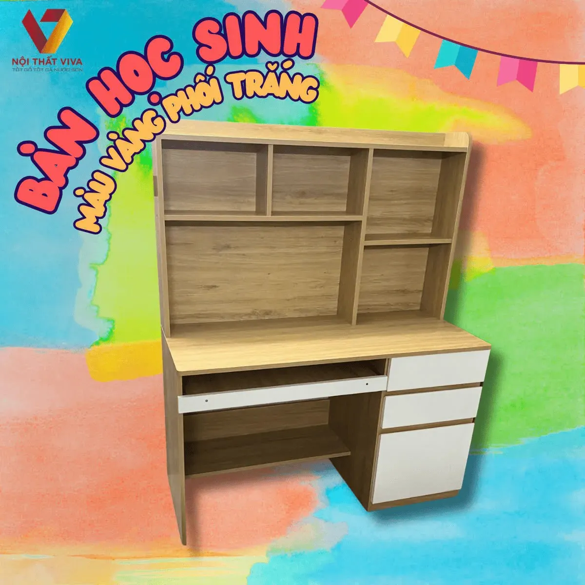 Bàn Học Gỗ Công Nghiệp Bàn Học Gỗ Công Nghiệp