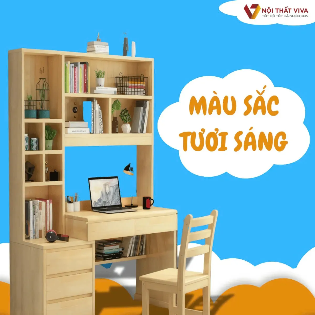 Bàn Học Gỗ Công Nghiệp Bàn Học Gỗ Công Nghiệp