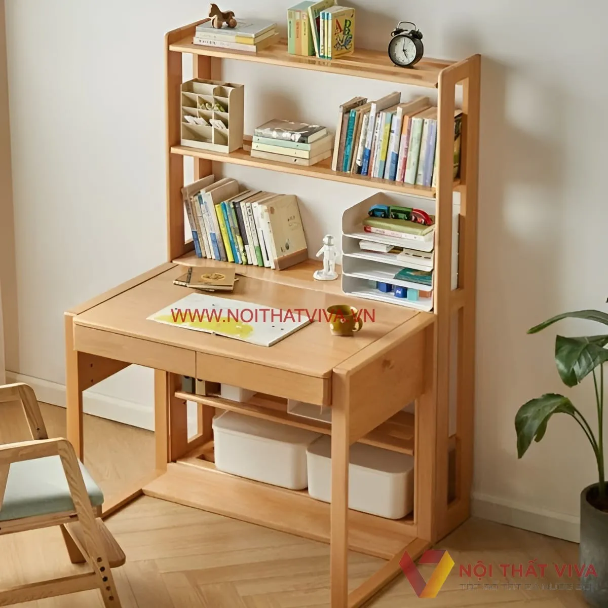 Bàn học gỗ tự nhiên – 3 mẫu cần thiết và mẹo chọn chuẩn theo độ tuổi Bàn học gỗ tự nhiên – 3 mẫu cần thiết và mẹo chọn chuẩn theo độ tuổi