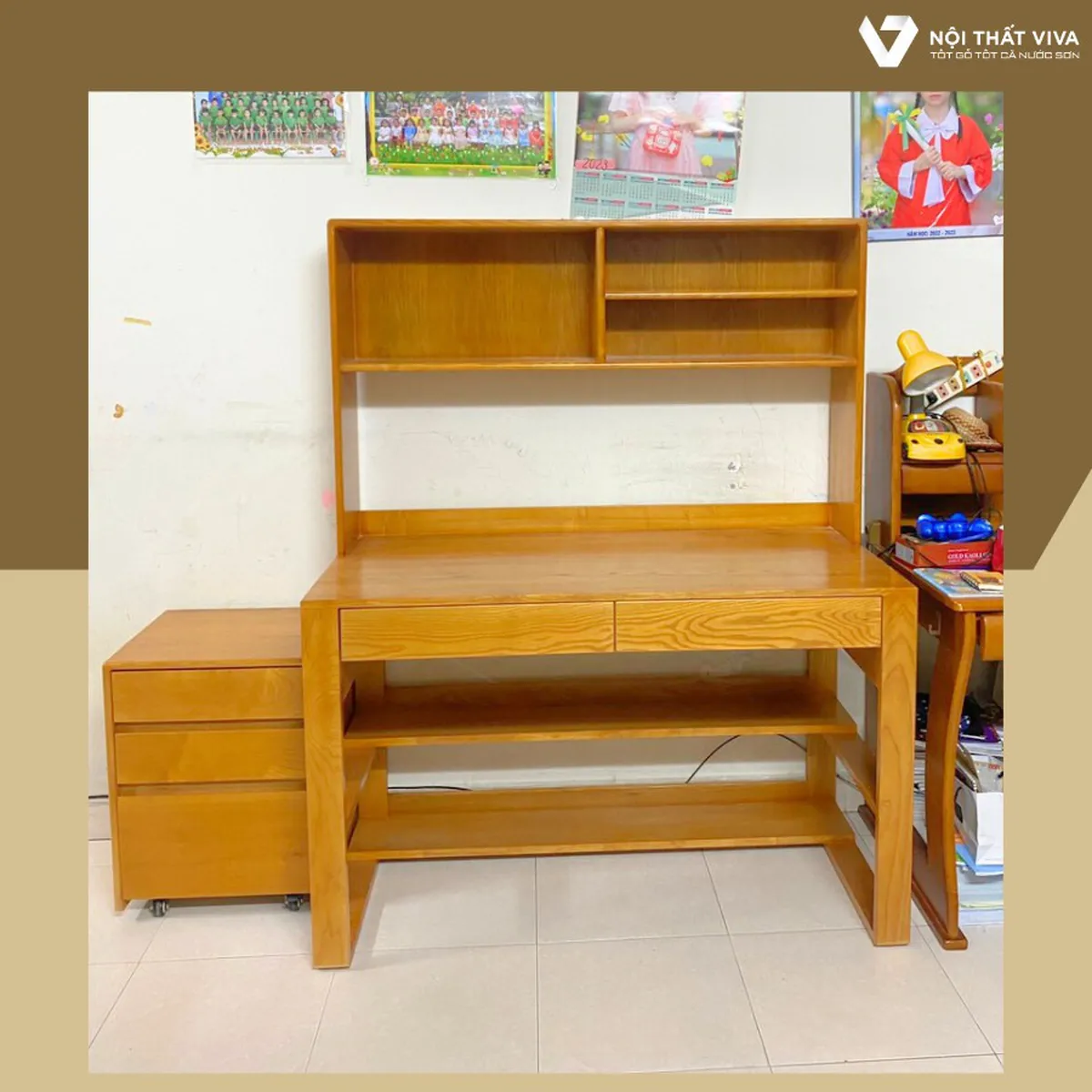 Bàn Học Gỗ Tự Nhiên Bàn Học Gỗ Tự Nhiên