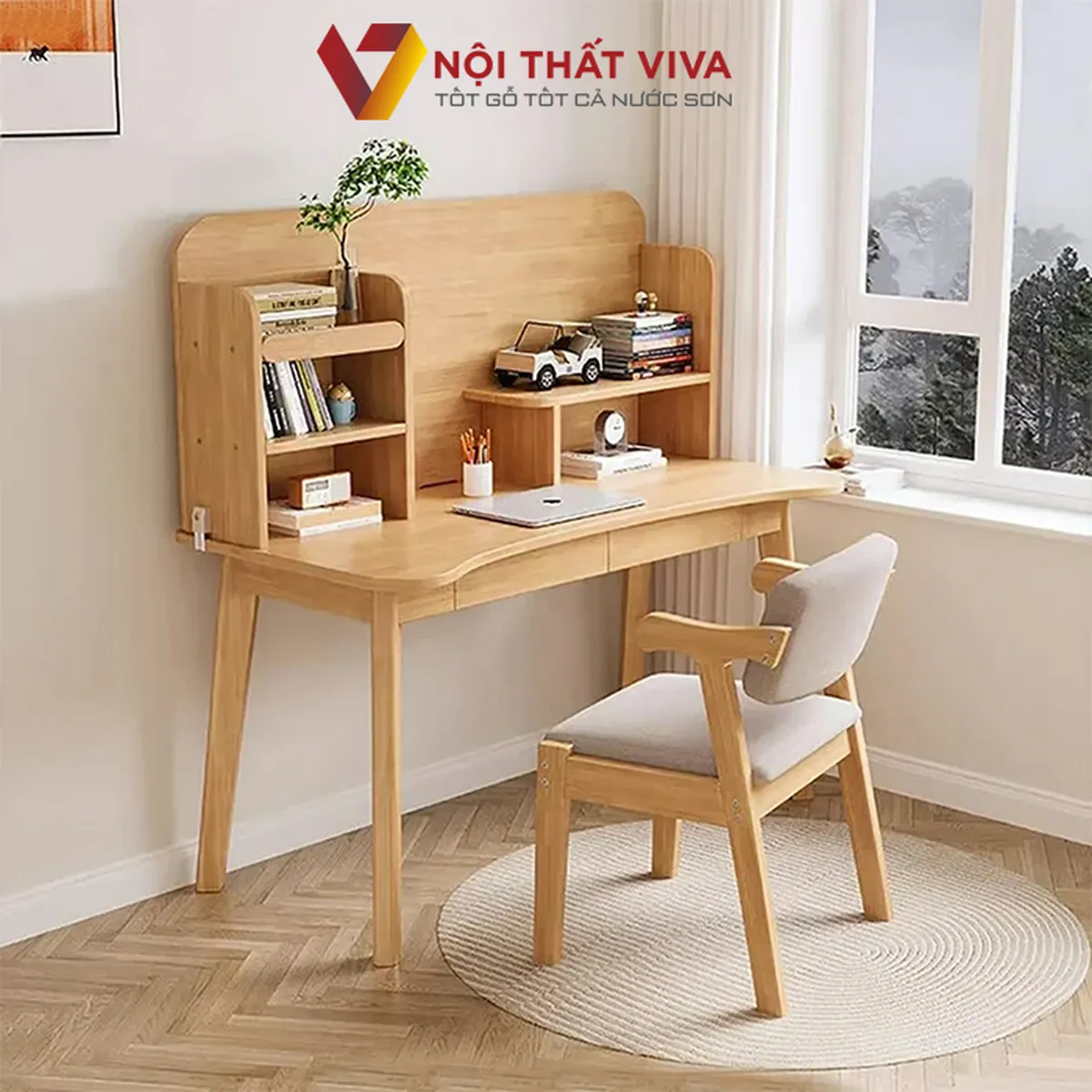 Bàn Học Gỗ Tự Nhiên Bàn Học Gỗ Tự Nhiên