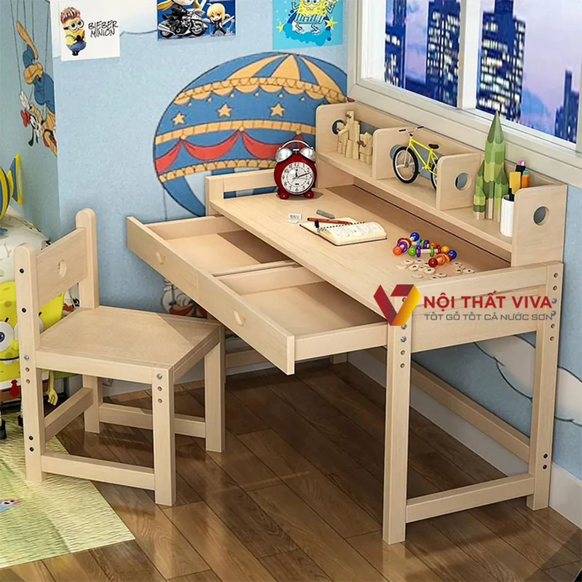 Bàn Học Gỗ Tự Nhiên Bàn Học Gỗ Tự Nhiên