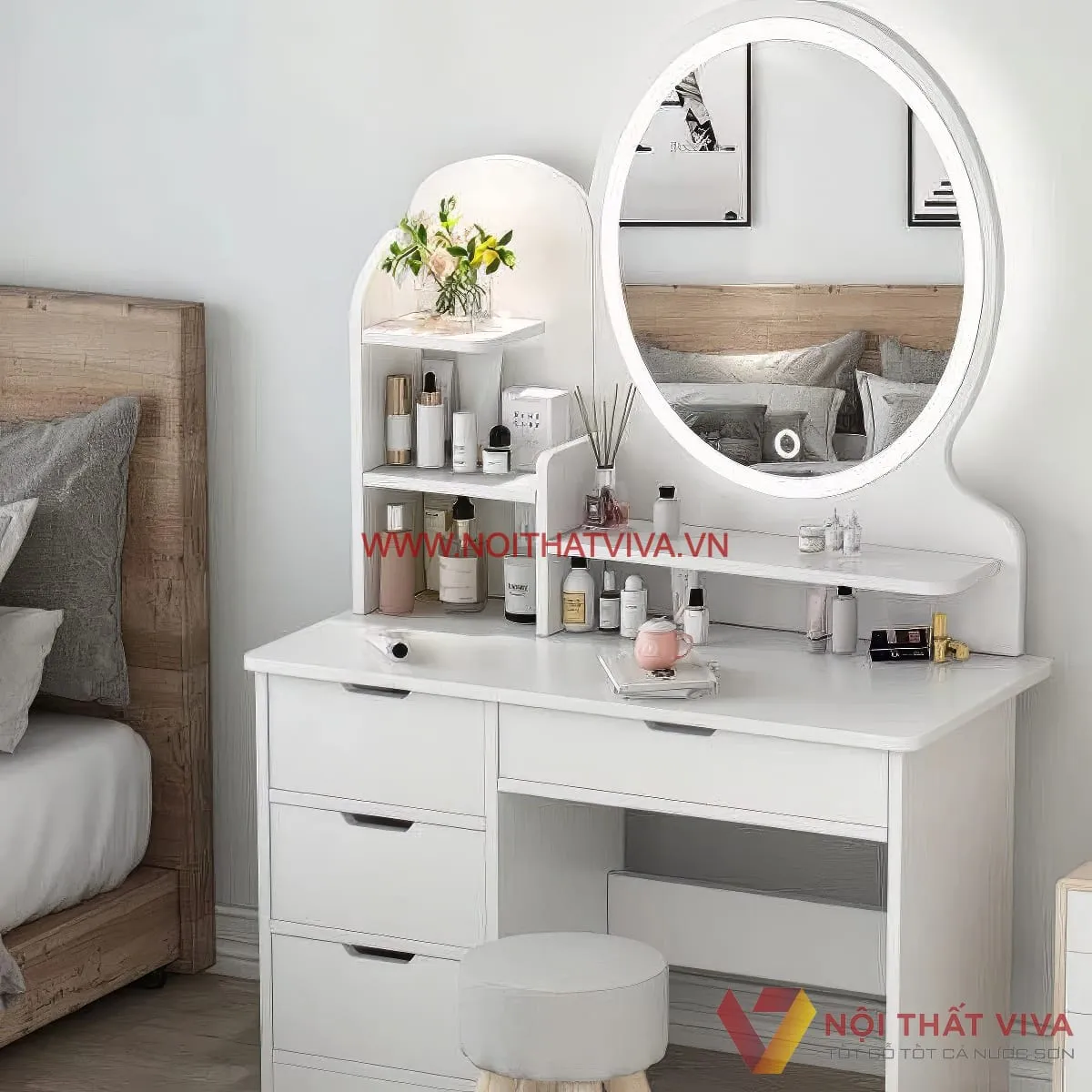 Bàn Trang Điểm Gỗ Công Nghiệp Bàn Trang Điểm Gỗ Công Nghiệp