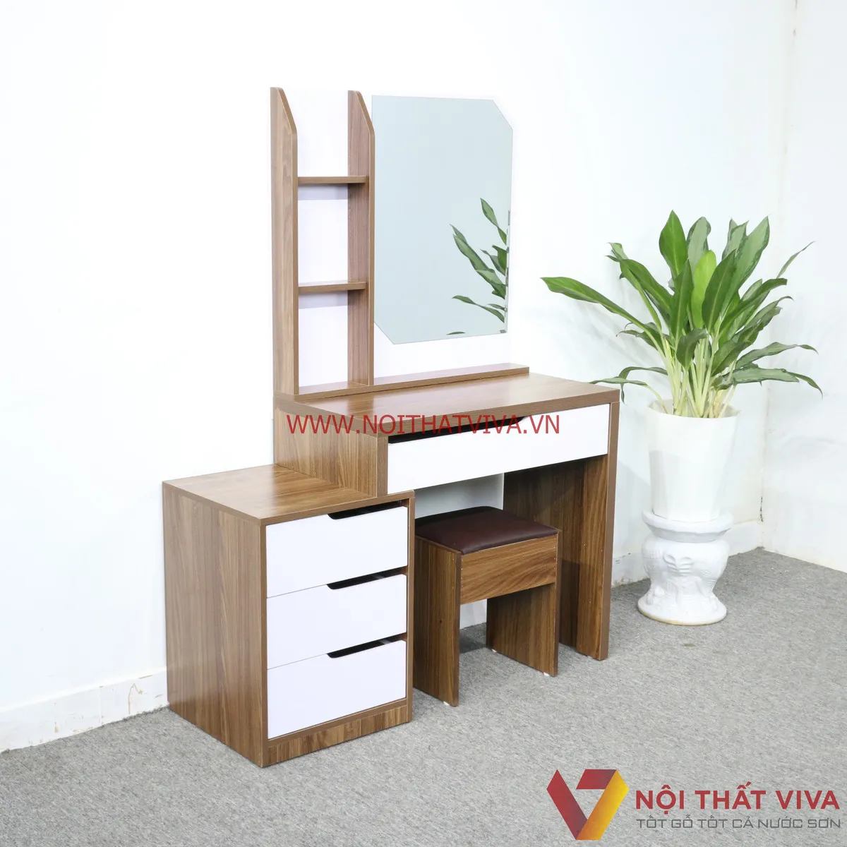 Bàn trang điểm có kệ - Cực tiện nghi với nhiều mẫu giá rẻ, chất lượng Bàn trang điểm có kệ - Cực tiện nghi với nhiều mẫu giá rẻ, chất lượng