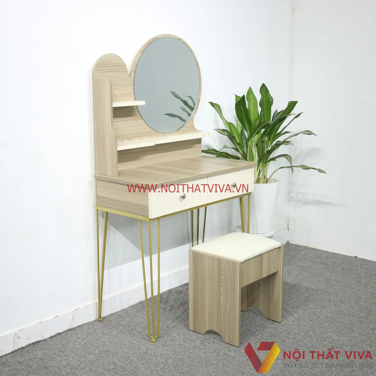 Bàn trang điểm có kệ - Cực tiện nghi với nhiều mẫu giá rẻ, chất lượng Bàn trang điểm có kệ - Cực tiện nghi với nhiều mẫu giá rẻ, chất lượng