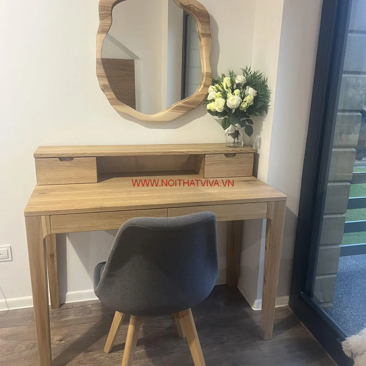 Bàn Trang Điểm Gỗ Tự Nhiên Bàn Trang Điểm Gỗ Tự Nhiên
