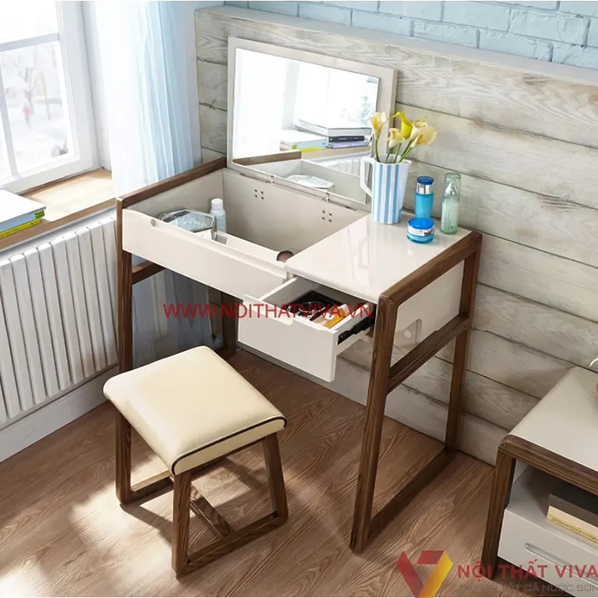 Bàn Trang Điểm Gỗ Tự Nhiên Bàn Trang Điểm Gỗ Tự Nhiên