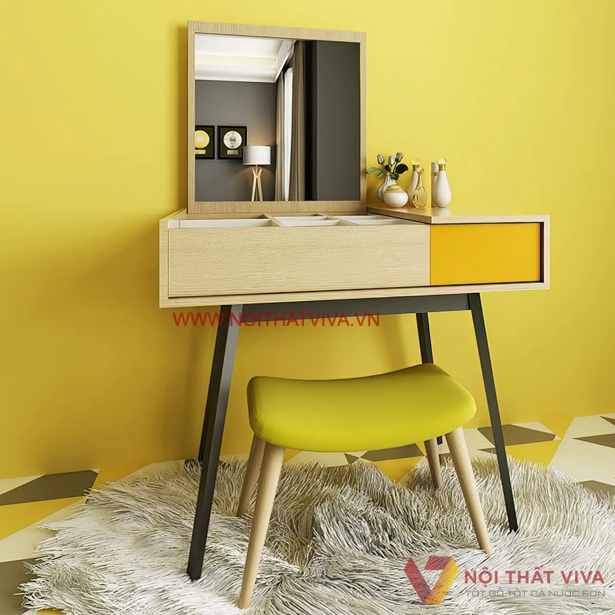 Bàn Trang Điểm Gỗ Công Nghiệp Bàn Trang Điểm Gỗ Công Nghiệp