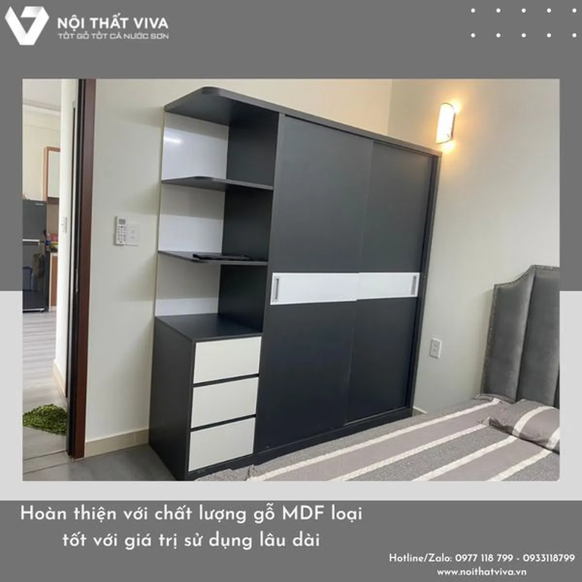 Báo giá tủ áo gỗ công nghiệp tối ưu chi phí tại Nội thất Viva Báo giá tủ áo gỗ công nghiệp tối ưu chi phí tại Nội thất Viva