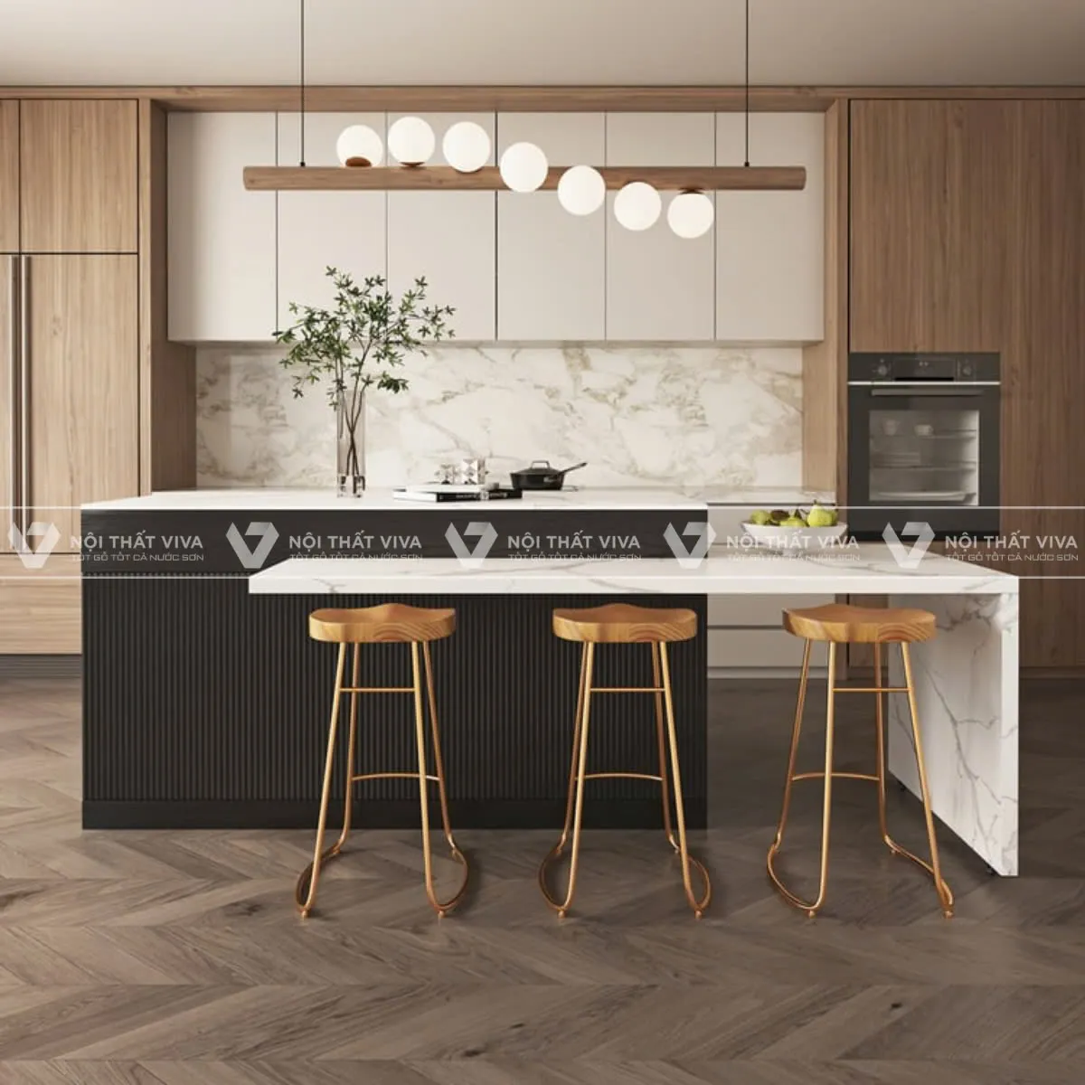 Báo giá tủ bếp gỗ MDF lõi xanh An Cường hiện đại, ưu đãi nhất Báo giá tủ bếp gỗ MDF lõi xanh An Cường hiện đại, ưu đãi nhất
