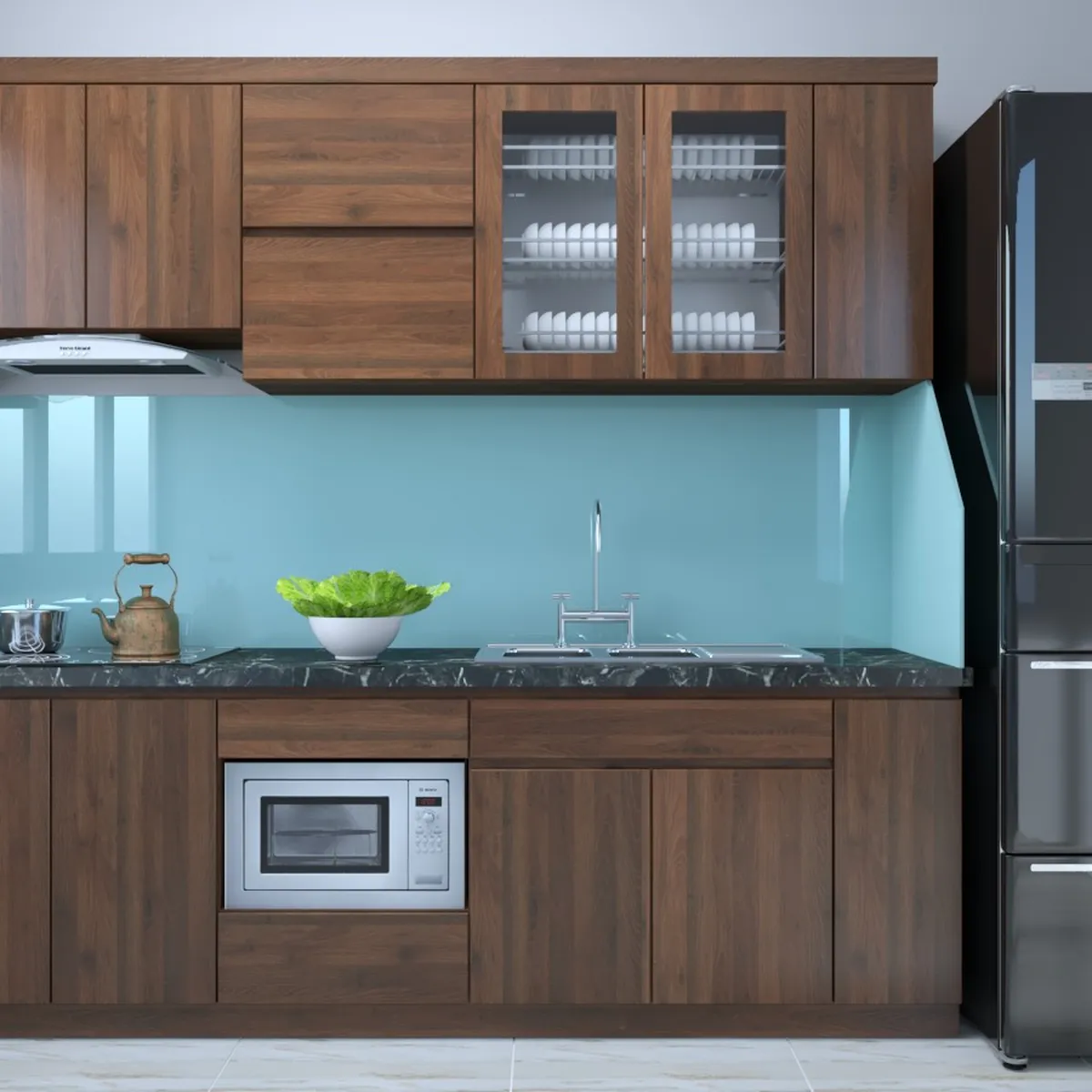 Báo giá tủ bếp gỗ MDF lõi xanh An Cường hiện đại, ưu đãi nhất Báo giá tủ bếp gỗ MDF lõi xanh An Cường hiện đại, ưu đãi nhất