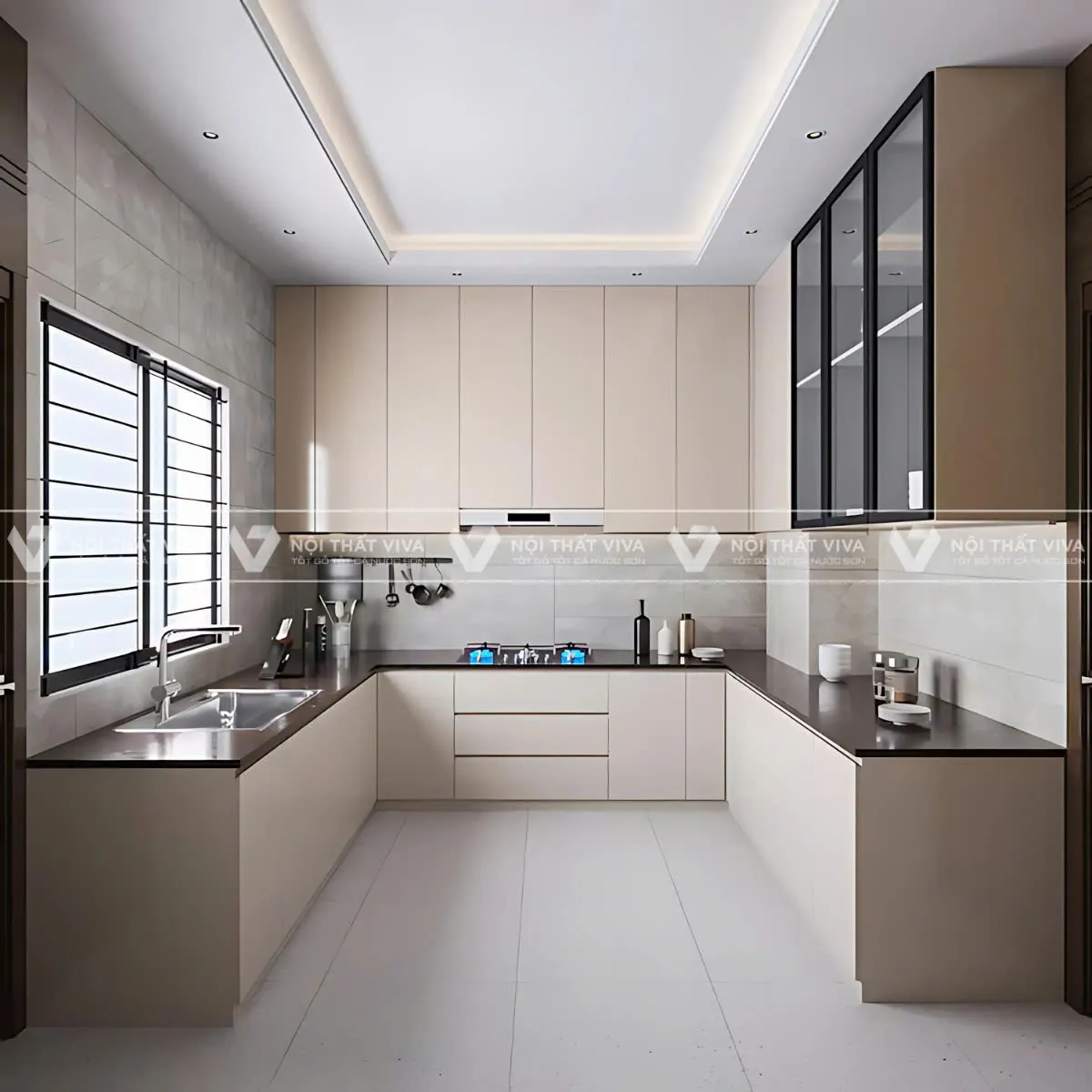Báo giá tủ bếp gỗ MDF lõi xanh An Cường hiện đại, ưu đãi nhất Báo giá tủ bếp gỗ MDF lõi xanh An Cường hiện đại, ưu đãi nhất