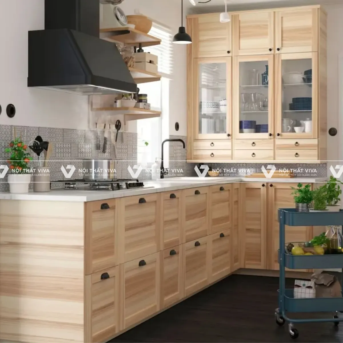 Báo giá tủ bếp gỗ sồi cao cấp, giá rẻ tại xưởng mộc TP.HCM 2025  Báo giá tủ bếp gỗ sồi cao cấp, giá rẻ tại xưởng mộc TP.HCM 2025