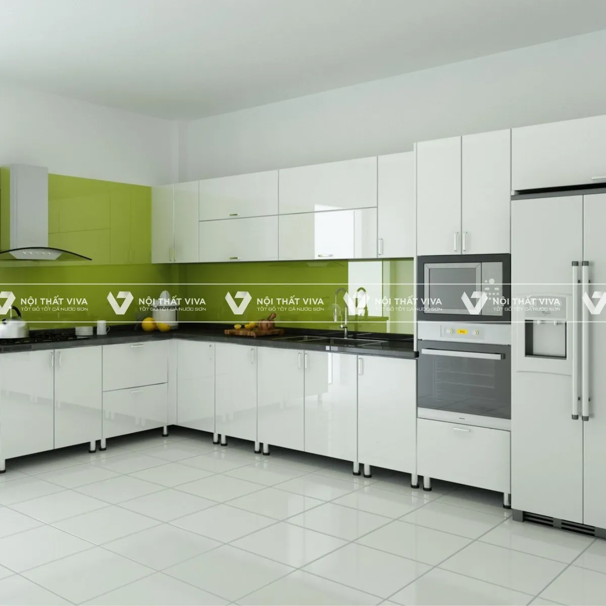 Báo giá tủ bếp MDF phủ Acrylic giá xưởng, kích thước chuẩn trọn gói Báo giá tủ bếp MDF phủ Acrylic giá xưởng, kích thước chuẩn trọn gói