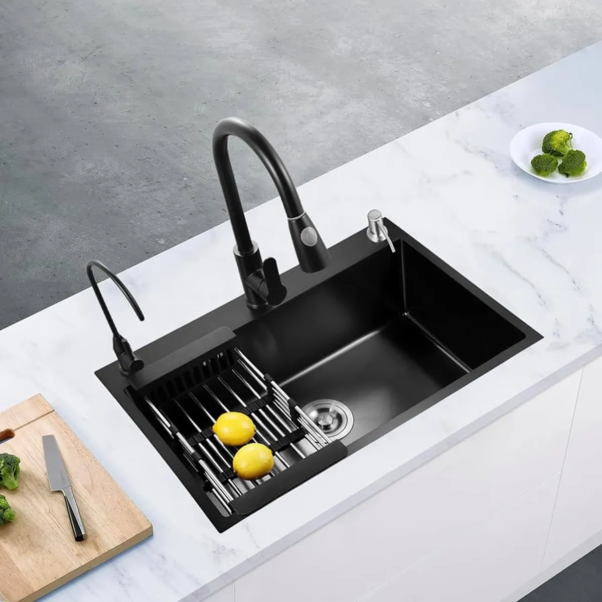 Bật Mí 5 Điều Ít Người Biết Về Bồn Rửa Chén Màu Đen Dẫn Đầu Xu Hướng Bật Mí 5 Điều Ít Người Biết Về Bồn Rửa Chén Màu Đen Dẫn Đầu Xu Hướng