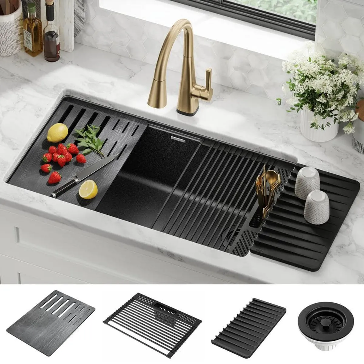 Bật Mí 5 Điều Ít Người Biết Về Bồn Rửa Chén Màu Đen Dẫn Đầu Xu Hướng Bật Mí 5 Điều Ít Người Biết Về Bồn Rửa Chén Màu Đen Dẫn Đầu Xu Hướng