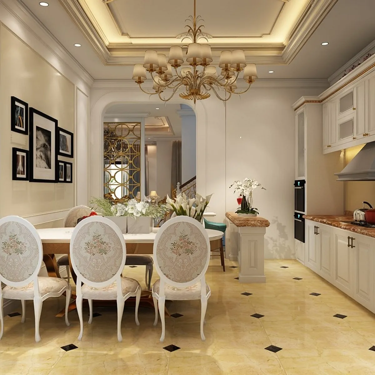 Bộ Bàn Ăn Cổ Điển Bộ Bàn Ăn Cổ Điển