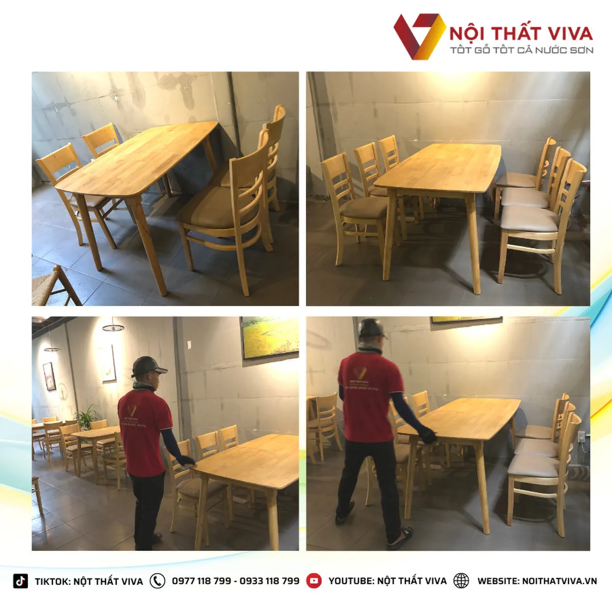 Giao bàn ăn khách hàng thực tế Nội thất Viva (Tổng hợp liên tục) Giao bàn ăn khách hàng thực tế Nội thất Viva (Tổng hợp liên tục)