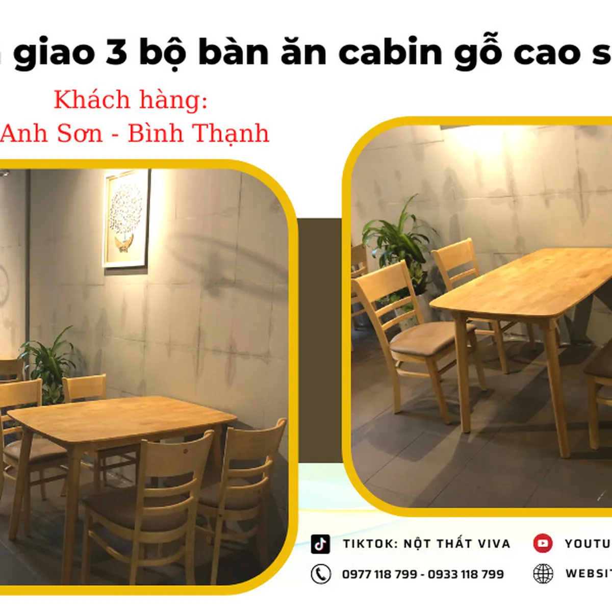 Giao bàn ăn khách hàng thực tế Nội thất Viva (Tổng hợp liên tục) Giao bàn ăn khách hàng thực tế Nội thất Viva (Tổng hợp liên tục)