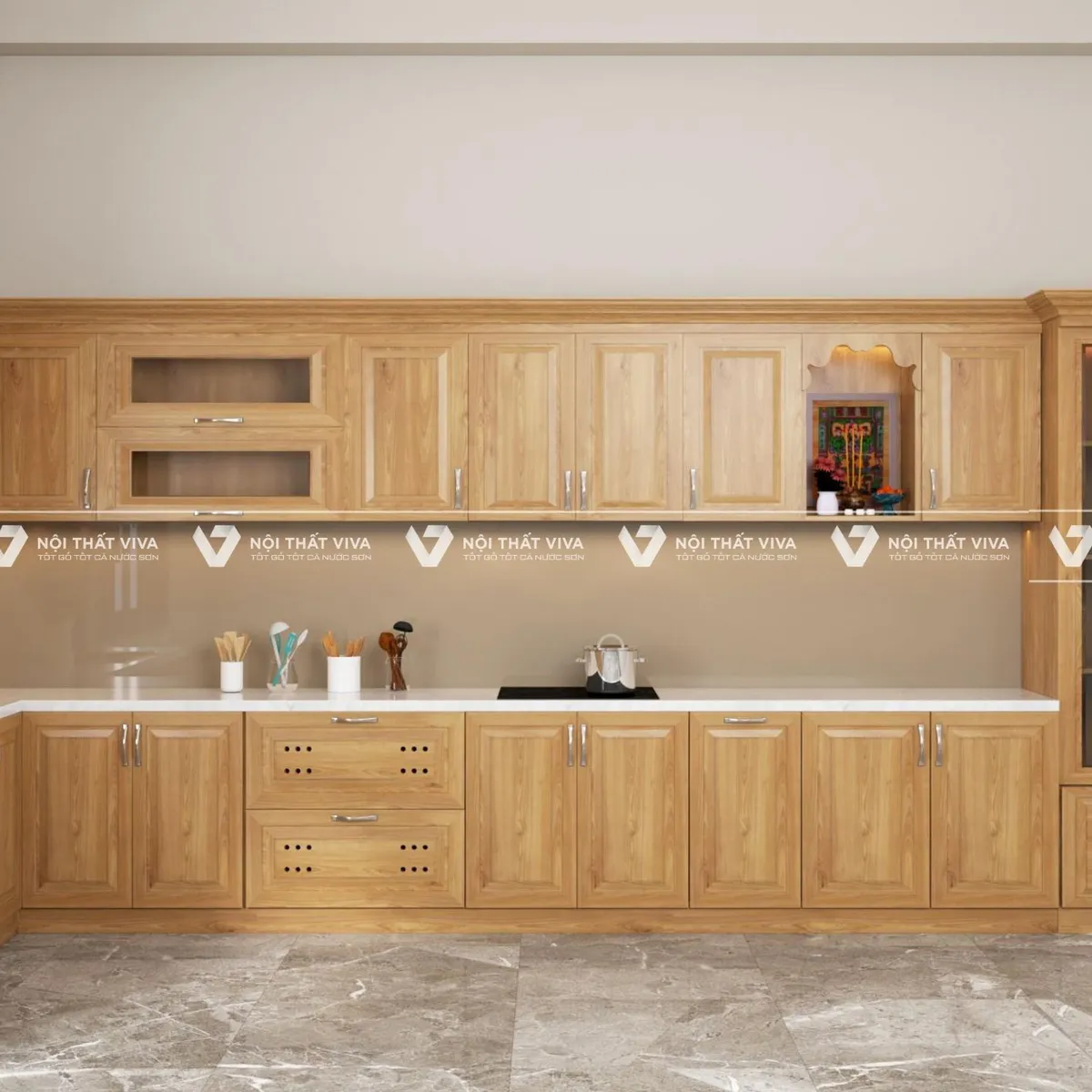 Bộ sưu tập 10 mẫu tủ bếp gỗ công nghiệp chữ L đẹp nhất 2025 Bộ sưu tập 10 mẫu tủ bếp gỗ công nghiệp chữ L đẹp nhất 2025