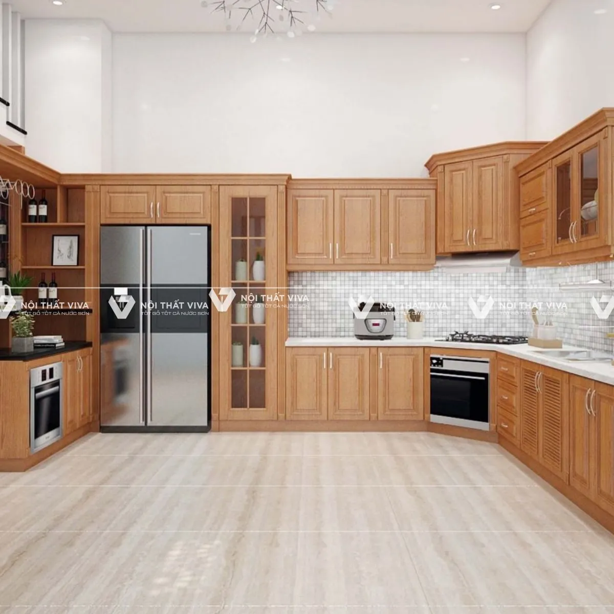 Bộ sưu tập 10 mẫu tủ bếp gỗ công nghiệp chữ L đẹp nhất 2025 Bộ sưu tập 10 mẫu tủ bếp gỗ công nghiệp chữ L đẹp nhất 2025