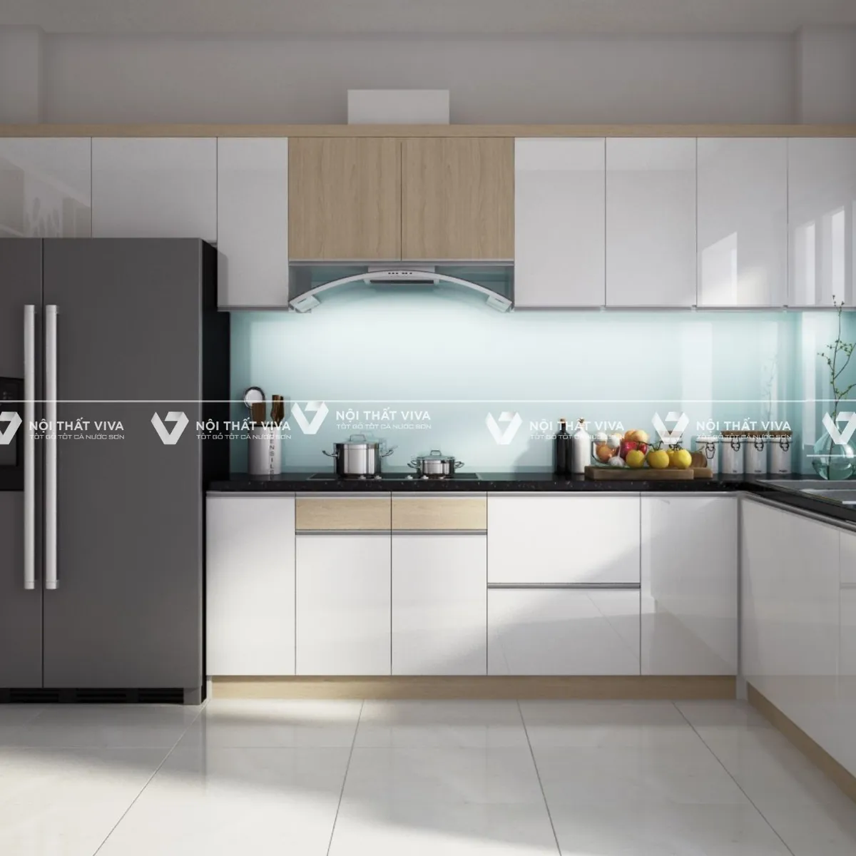 Bộ sưu tập 10 mẫu tủ bếp gỗ công nghiệp chữ L đẹp nhất 2025 Bộ sưu tập 10 mẫu tủ bếp gỗ công nghiệp chữ L đẹp nhất 2025