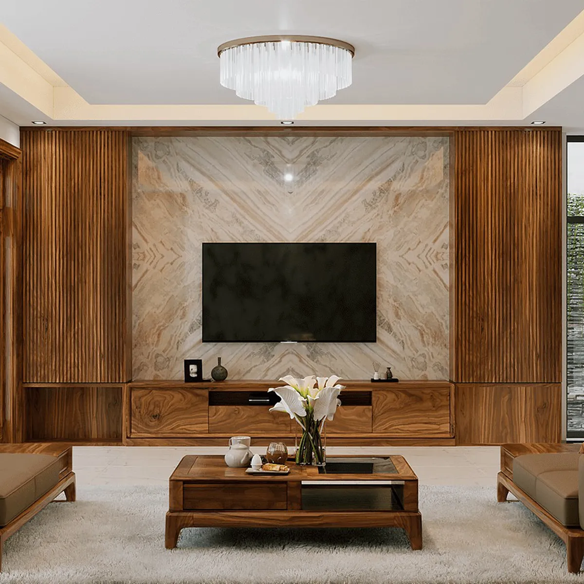 BST 10+ Phòng Khách Gỗ Đẹp Đầy Ấn Tượng, Sang Xịn Ở Mọi Góc Nhìn BST 10+ Phòng Khách Gỗ Đẹp Đầy Ấn Tượng, Sang Xịn Ở Mọi Góc Nhìn