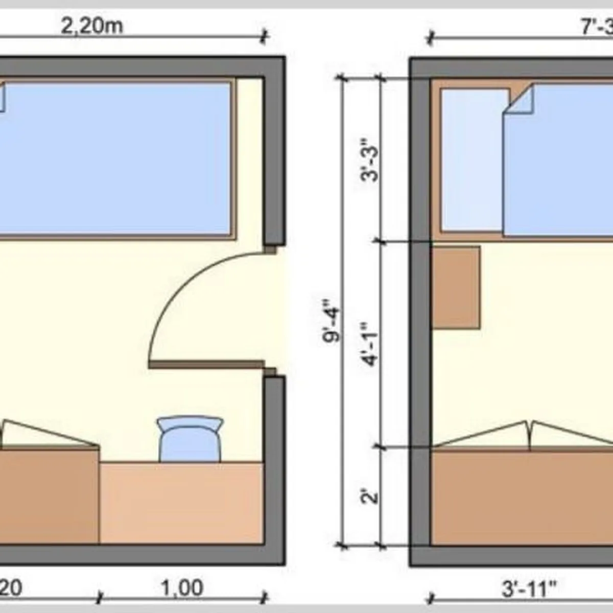 Cách bố trí phòng ngủ 3x3m đơn giản, đẹp, rộng hơn và hợp phong thủy  Cách bố trí phòng ngủ 3x3m đơn giản, đẹp, rộng hơn và hợp phong thủy
