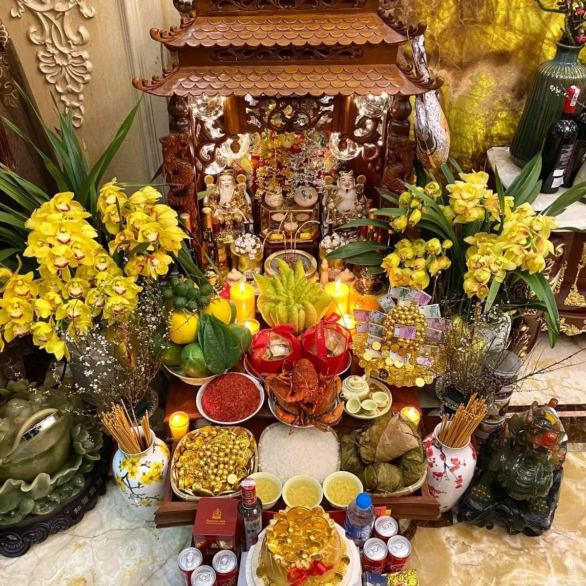 Cập Nhật Cách Bày Ban Thần Tài Đẹp Ngày Tết Ý Nghĩa, Đúng Phong Thủy Cập Nhật Cách Bày Ban Thần Tài Đẹp Ngày Tết Ý Nghĩa, Đúng Phong Thủy