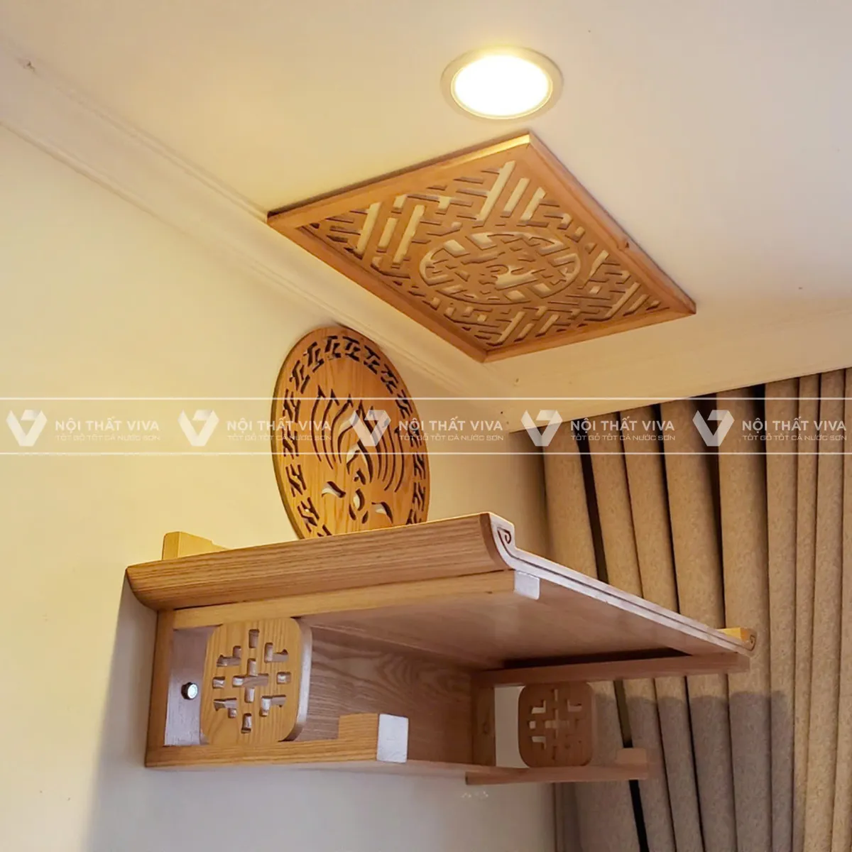 Chi tiết cách bài trí bàn thờ Quan Âm treo tường tại gia đúng chuẩn  Chi tiết cách bài trí bàn thờ Quan Âm treo tường tại gia đúng chuẩn