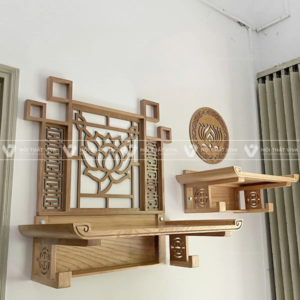 Chi tiết cách bài trí bàn thờ Quan Âm treo tường tại gia đúng chuẩn  Chi tiết cách bài trí bàn thờ Quan Âm treo tường tại gia đúng chuẩn