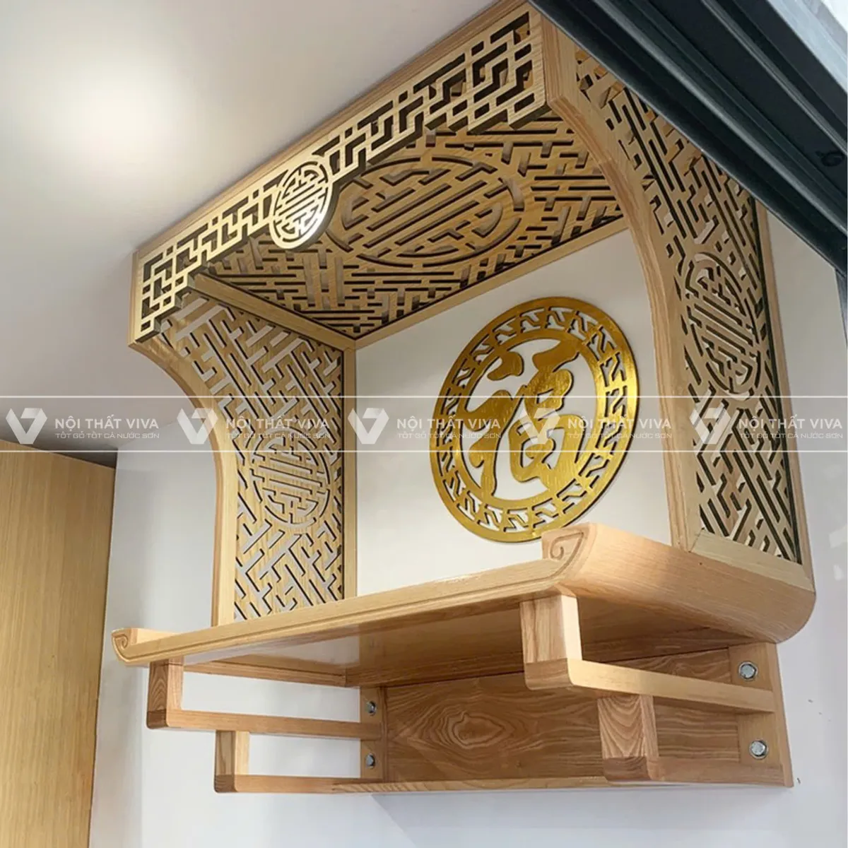 Chi tiết cách bài trí bàn thờ Quan Âm treo tường tại gia đúng chuẩn  Chi tiết cách bài trí bàn thờ Quan Âm treo tường tại gia đúng chuẩn