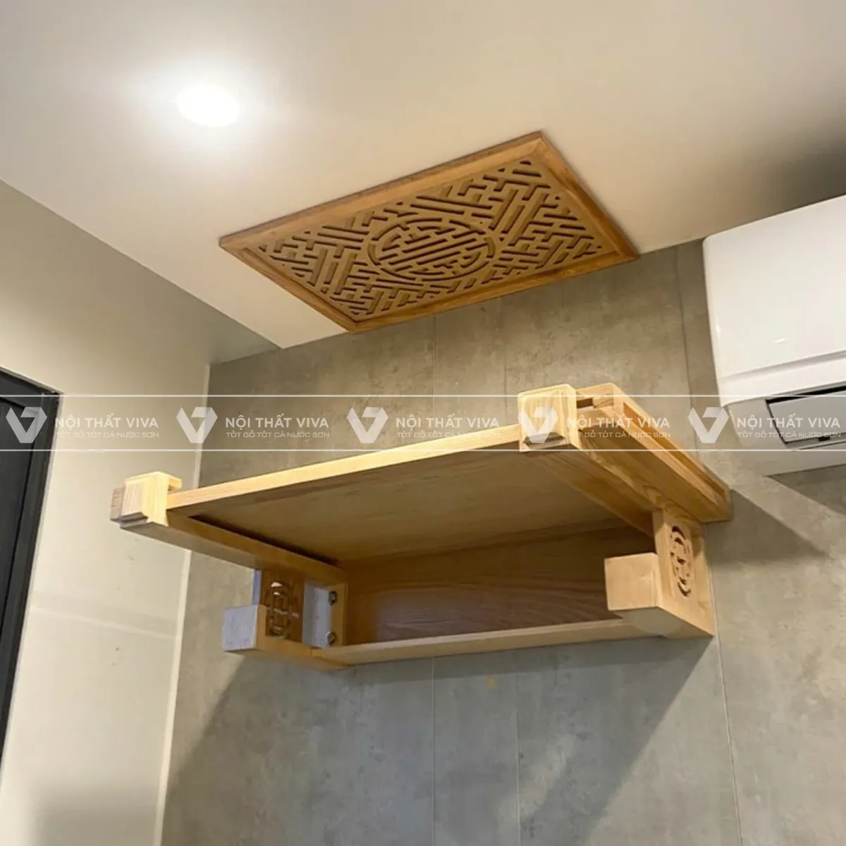 Chi tiết cách bài trí bàn thờ Quan Âm treo tường tại gia đúng chuẩn  Chi tiết cách bài trí bàn thờ Quan Âm treo tường tại gia đúng chuẩn