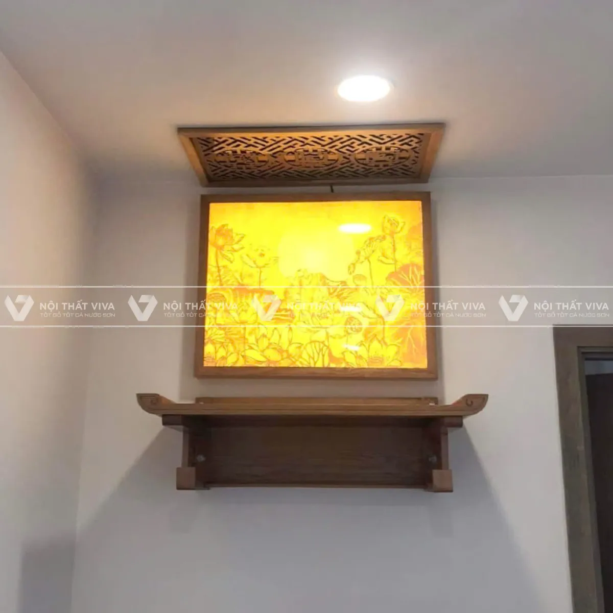 Chi tiết cách bài trí bàn thờ Quan Âm treo tường tại gia đúng chuẩn  Chi tiết cách bài trí bàn thờ Quan Âm treo tường tại gia đúng chuẩn