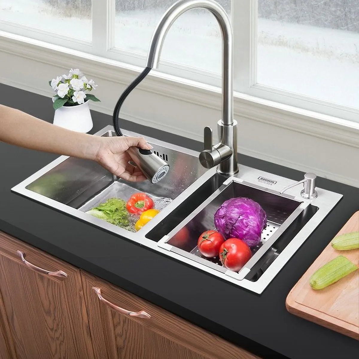 Chọn Loại Nào Tốt Hơn: Chậu Rửa Bát 1 Hố Lớn Hay Chậu Rửa Bát 2 Hố? Chọn Loại Nào Tốt Hơn: Chậu Rửa Bát 1 Hố Lớn Hay Chậu Rửa Bát 2 Hố?