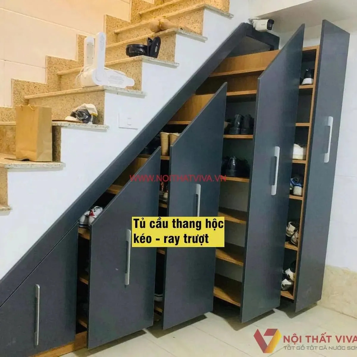 Có nên làm tủ giày dưới gầm cầu thang không? Gợi ý mẫu đẹp nhất hiện nay Có nên làm tủ giày dưới gầm cầu thang không? Gợi ý mẫu đẹp nhất hiện nay