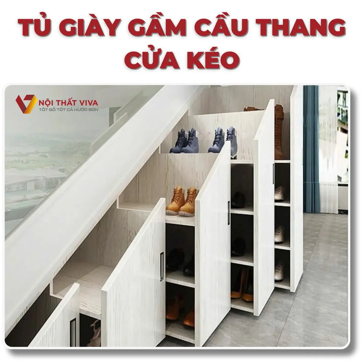 Có nên làm tủ giày dưới gầm cầu thang không? Gợi ý mẫu đẹp nhất hiện nay Có nên làm tủ giày dưới gầm cầu thang không? Gợi ý mẫu đẹp nhất hiện nay