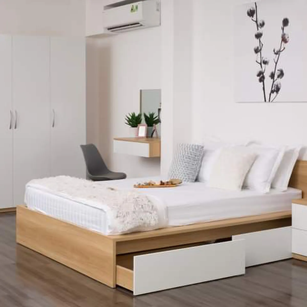 Combo nội thất phòng ngủ gỗ công nghiệp: Giá rẻ và… còn gì nữa? Combo nội thất phòng ngủ gỗ công nghiệp: Giá rẻ và… còn gì nữa?