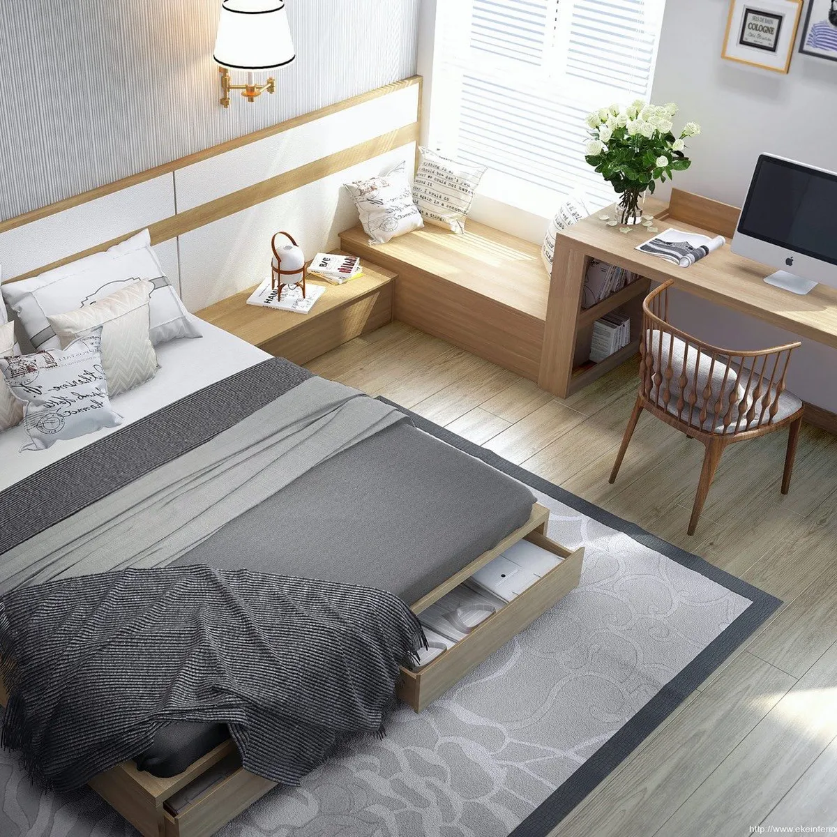 Combo nội thất phòng ngủ hiện đại: Từ ý tưởng đến thực tế Combo nội thất phòng ngủ hiện đại: Từ ý tưởng đến thực tế