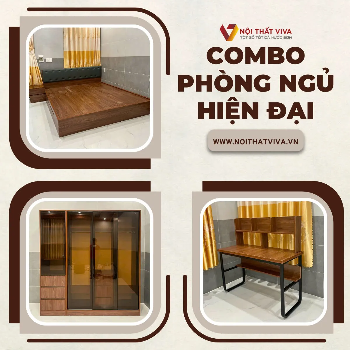 Combo Phòng Ngủ Hiện Đại Combo Phòng Ngủ Hiện Đại