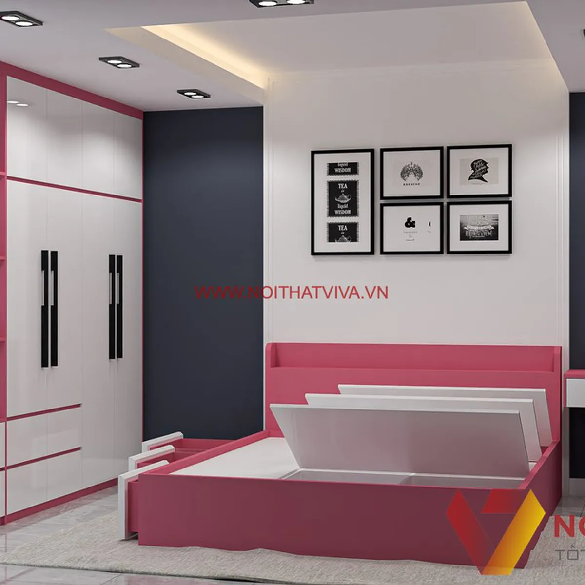 Combo tủ và giường ngủ giá rẻ, chất lượng nhất để decor phòng ngủ đẹp Combo tủ và giường ngủ giá rẻ, chất lượng nhất để decor phòng ngủ đẹp