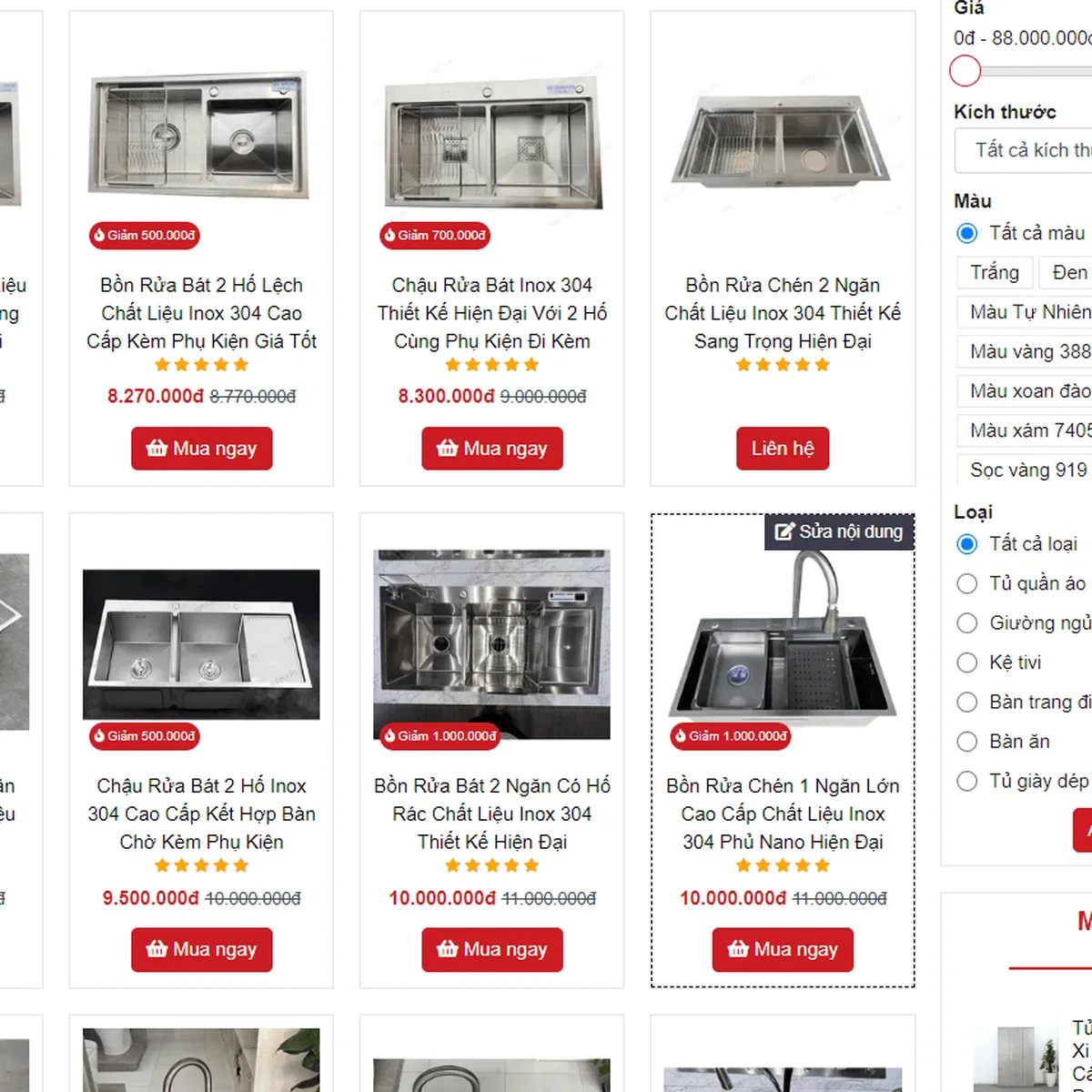 Giá Chậu Rửa Chén Inox 304 Cao Cấp, Chính Hãng Cập Nhật Mới Nhất 2024 Giá Chậu Rửa Chén Inox 304 Cao Cấp, Chính Hãng Cập Nhật Mới Nhất 2024