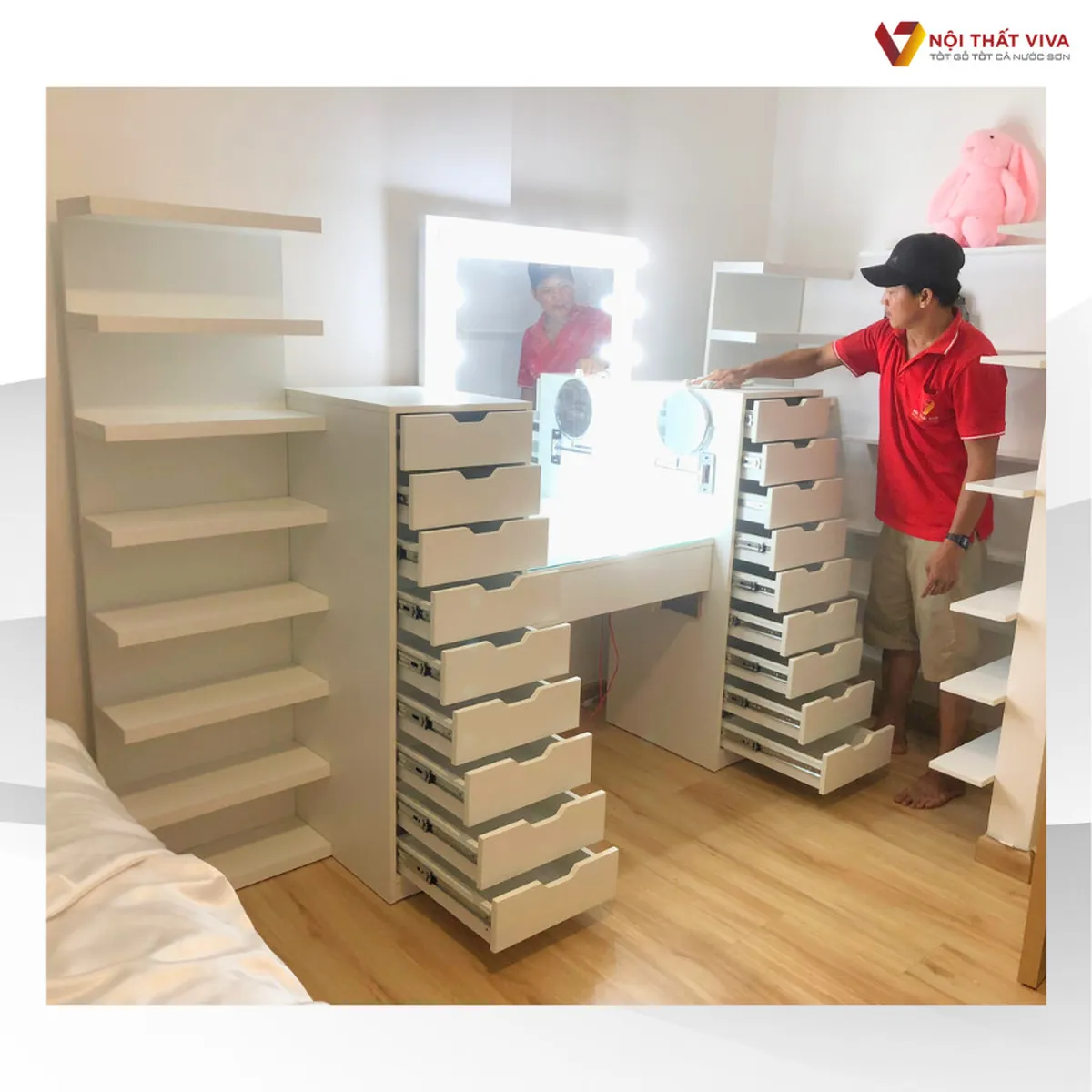 Giao Lắp Bàn Trang Điểm Gỗ Công Nghiệp Giá Rẻ Chị Minh - Quận 6 Giao Lắp Bàn Trang Điểm Gỗ Công Nghiệp Giá Rẻ Chị Minh - Quận 6