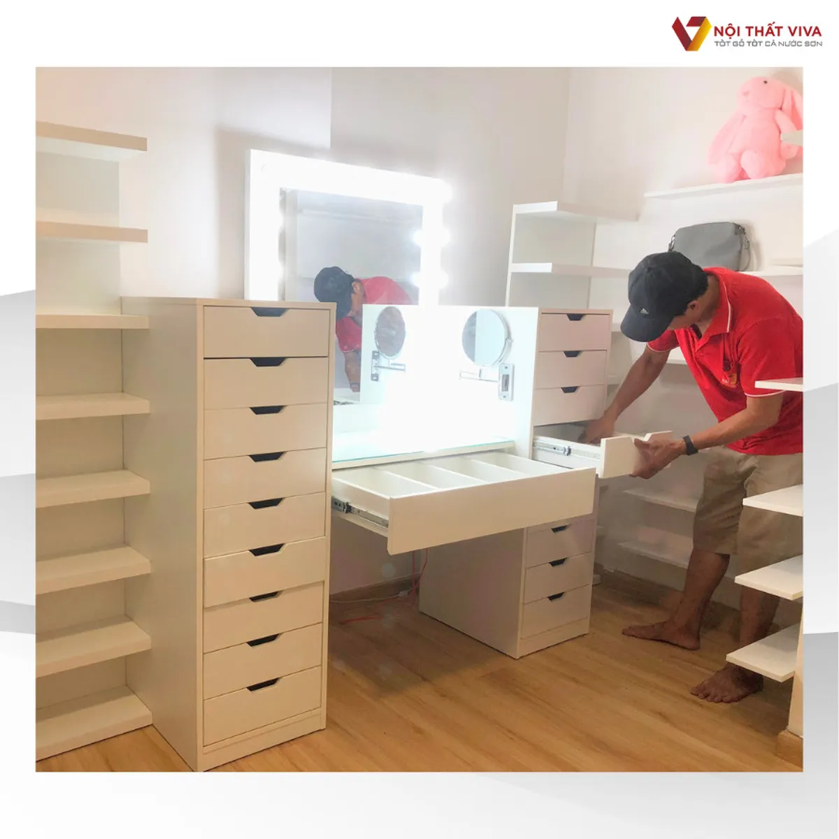 Giao Lắp Bàn Trang Điểm Gỗ Công Nghiệp Giá Rẻ Chị Minh - Quận 6 Giao Lắp Bàn Trang Điểm Gỗ Công Nghiệp Giá Rẻ Chị Minh - Quận 6
