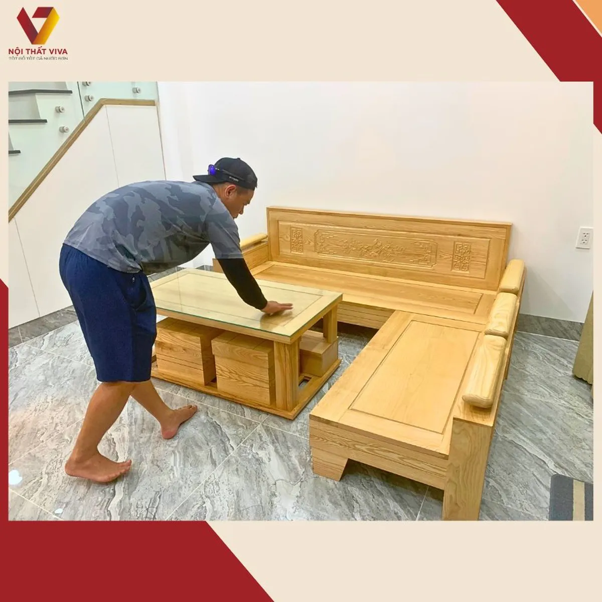 Giao Lắp Bộ Ghế Gỗ Sofa Phòng Khách - Sự Sang Trọng Và Tiện Nghi Giao Lắp Bộ Ghế Gỗ Sofa Phòng Khách - Sự Sang Trọng Và Tiện Nghi