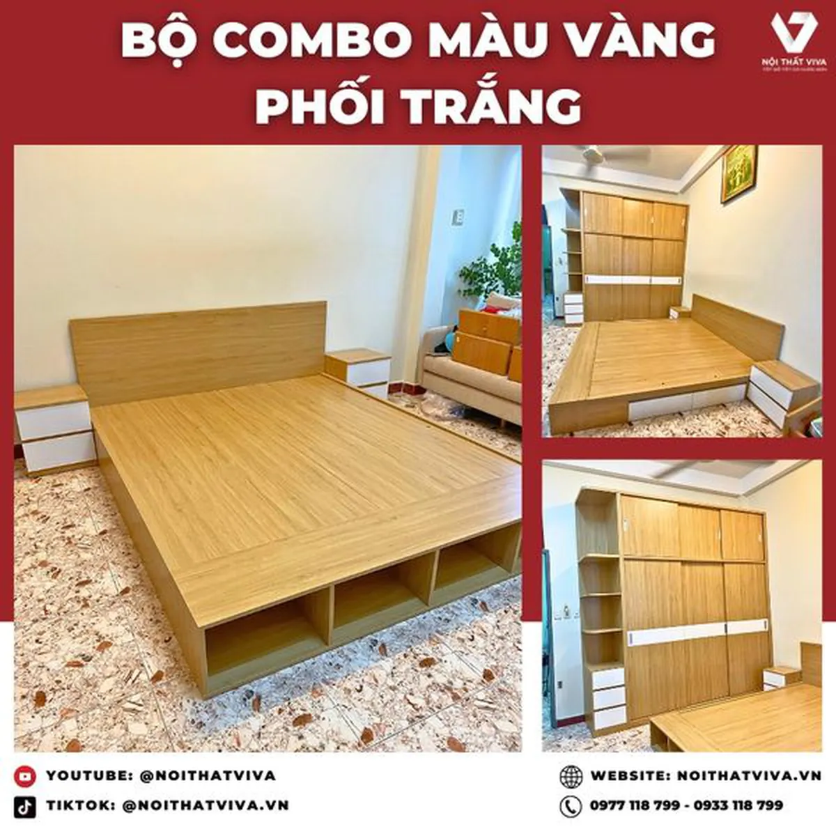 Giao Lắp Bộ Nội Thất Phòng Ngủ Cao Cấp - Êm Dịu Từng Nhịp Ngủ Giao Lắp Bộ Nội Thất Phòng Ngủ Cao Cấp - Êm Dịu Từng Nhịp Ngủ