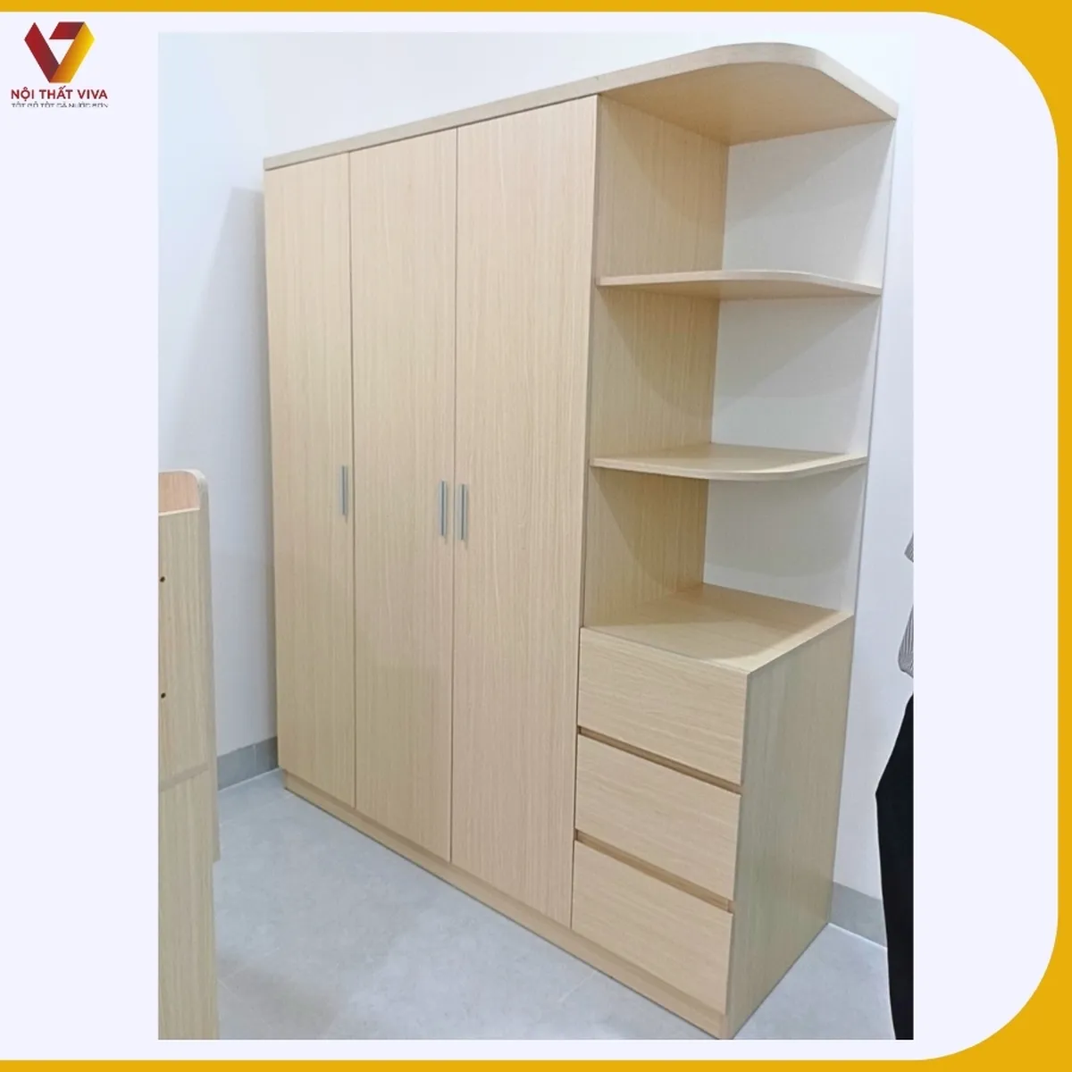 Giao Lắp Combo Nội Thất Phòng Ngủ Gỗ Công Nghiệp Màu Kem Sang Trọng Giao Lắp Combo Nội Thất Phòng Ngủ Gỗ Công Nghiệp Màu Kem Sang Trọng