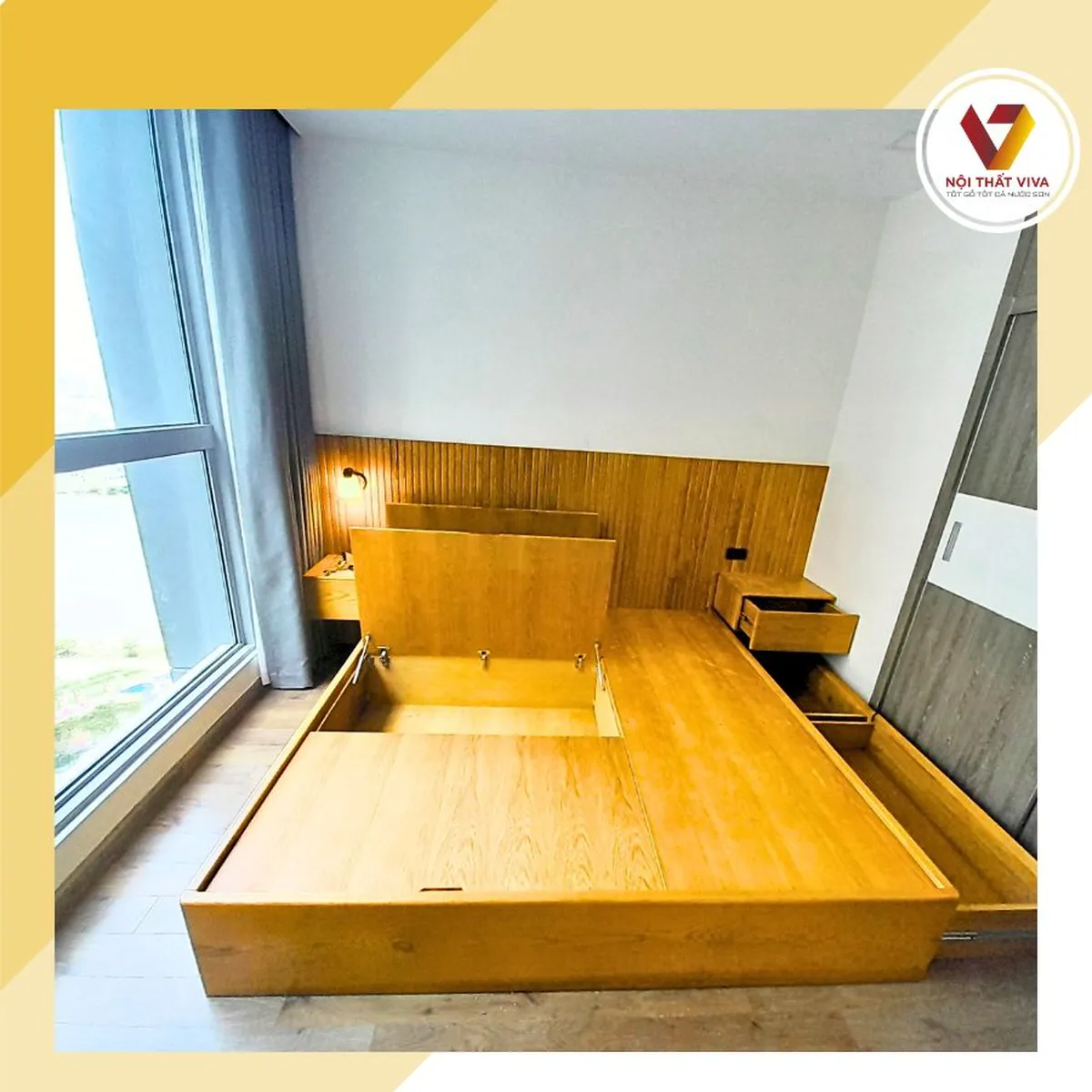 Giao Lắp Giường Ngủ Hiện Đại Kiểu Nhật Bằng Gỗ Sồi Tự Nhiên Sang Trọng Giao Lắp Giường Ngủ Hiện Đại Kiểu Nhật Bằng Gỗ Sồi Tự Nhiên Sang Trọng