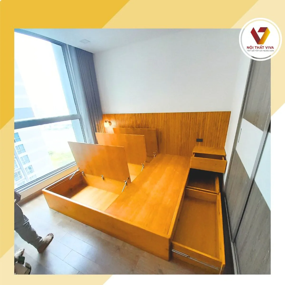 Giao Lắp Giường Ngủ Hiện Đại Kiểu Nhật Bằng Gỗ Sồi Tự Nhiên Sang Trọng Giao Lắp Giường Ngủ Hiện Đại Kiểu Nhật Bằng Gỗ Sồi Tự Nhiên Sang Trọng